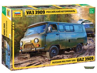 3644. Российский автомобиль УАЗ 3909 (1/35 12.7см)