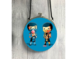 Сумка круглая Мортал Комбат, Mortal Kombat №18