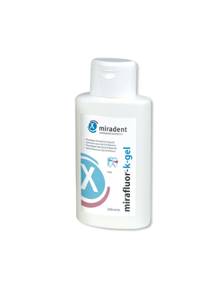 Гель для фторирования 1,23%, Клубника, 250 мл. Miradent