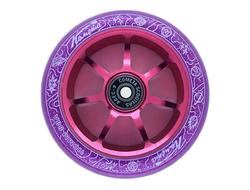 Колесо д/сам. Комета Старт Фиолетовый с блёстками / Нео розовый