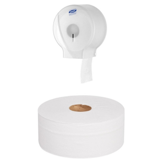Бумага туалетная для диспенсера Luscan Professional 2сл бел втор втул 250м 6рул/уп
