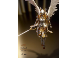 Архангел Михаэль в серебряном - Коллекционная фигурка 1/12 SCALE Dawn Wings Silver Armor Archangel (LXF2311B) - Lucifer