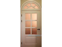 Дверь К15 с арочной фрамугой