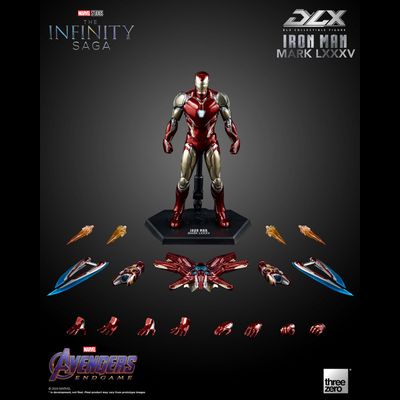 Железный Человек (Iron Man) - Коллекционная фигурка 1/12 SCALE The Infinity Saga DLX Iron Man Mark 85 (3Z02500C0) - Threezero