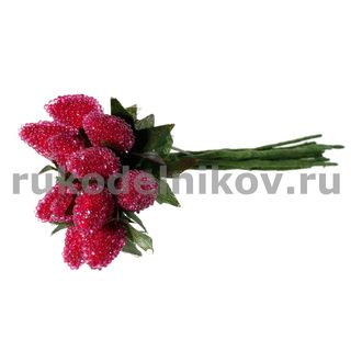 декор "Ягодка" 15х130 мм, цвет-красный
