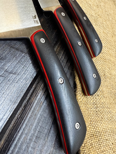 Набор кухонных ножей сталь VG-10, рукоять G10