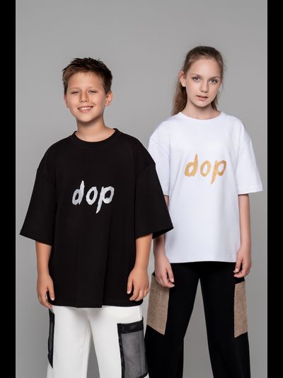 Брюки с накладными карманами из мешковины