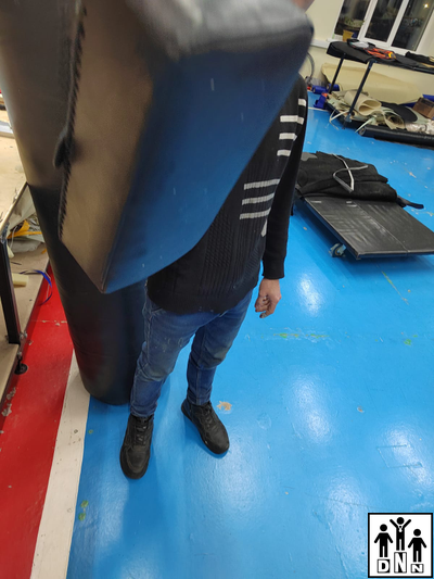 Макивара на руку, натуральная кожа