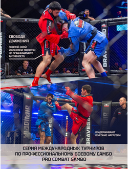 Шорты самбо BRAVEGARD ПАТРИОТ синие