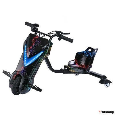 Электроскутер Дрифт Карт Drift-Trike (Drift Car) T01 Разноцветная молния