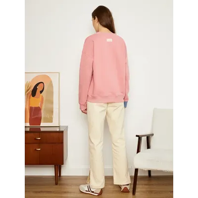 ЖЕНСКИЙ СВИТШОТ "РОЗОВАЯ ПАСТЕЛЬ"