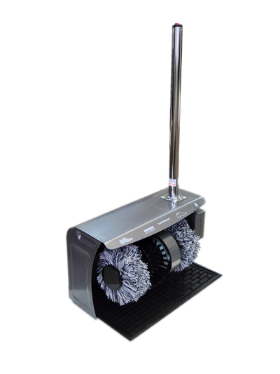 Машинка для чистки обуви Gastrorag jcx-12+ с хром ручкой