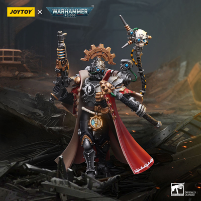 Маршал Скитарий Адептус Механикус (Warhammer 40k) - КОЛЛЕКЦИОННАЯ ФИГУРКА 1/18 Adeptus Mechanicus Skitarii Marshal (JT7752) - JOYTOY