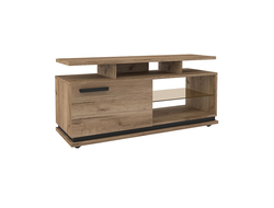 ГОСТИНАЯ NATURE (НАТУРА) - NATURE 333 Тумба ТВ малая Дуб табачный Craft-Черный