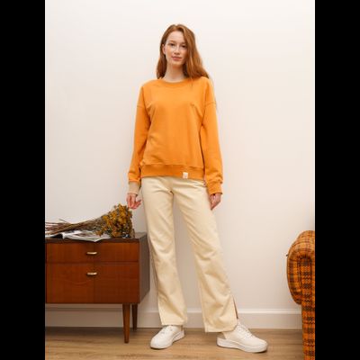 ЖЕНСКИЙ СВИТШОТ "РЫЖАЯ ПАСТЕЛЬ"