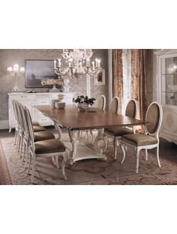 СТОЛ ОБЕДЕННЫЙ ART.2007 GRAN GUARDIA (L220/320*P118*H80) FRANCESCOPASI