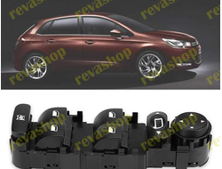Citroen C4, блок кнопки стеклоподъемников, 6554.HA 6554HA, запчасти Citroen, автозапчасти Citroen C4