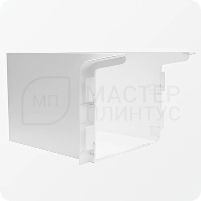 Короб маскировочный для плинтуса ПВХ Aqua 100*160*92мм