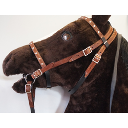 УЗДА КОЖАНАЯ(С РЕГУЛИРОВКОЙ РАЗМЕРА ОТ COB ДО FULL)