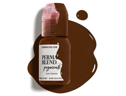 (УЦЕНКА) "Roxy Brown" - Пигмент для татуажа бровей Perma Blend (США)