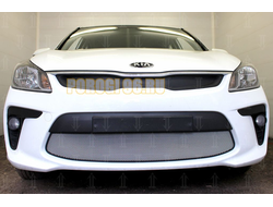 Защита радиатора KIA RIO 2017- chrome низ
