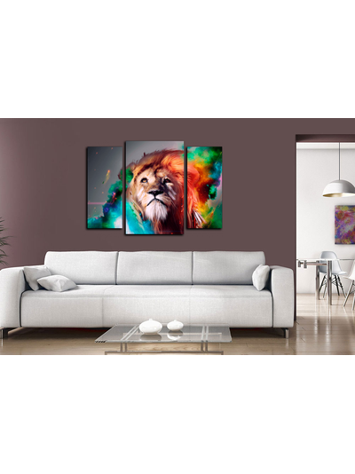Модульная картина &quot;Король джунглей&quot;