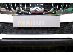 Защита радиатора Mitsubishi L200 V 2015-2019 black PREMIUM