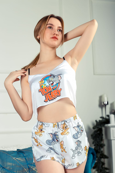 Шелковая пижама "TJ"