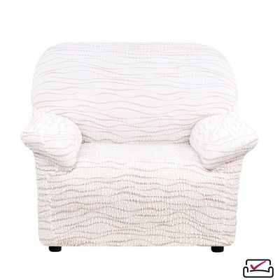 Чехол на кресло Тела Ридже Молочный. ИТАЛИЯ