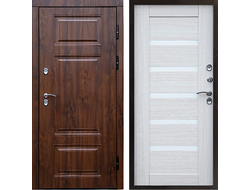 Дверь терморазрыв Премиум орех Царга лиственница