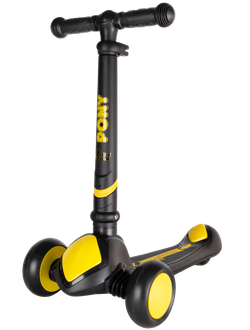 Детский 3-х колесный самокат TechTeam Pony 2022 black