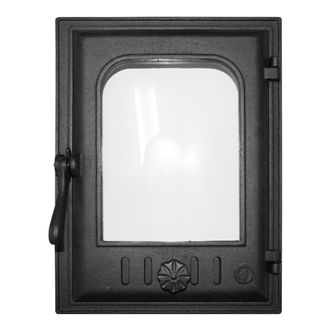 Дверца К403 топочная 250х350 мм застекленная, герметичная, произв. FIRE WAY