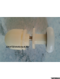 Ролик для душевой кабины эксцентрик одинарный пласт