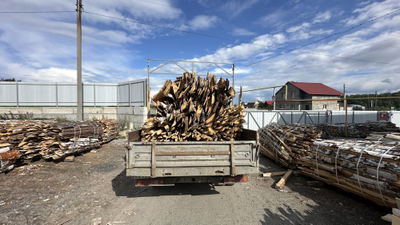 Дрова горбыль березовый ГАЗель 2,5м3