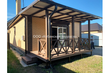 Терраса и ограждения ДПК