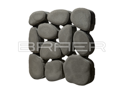 Газонная решётка Грин Галет серый 80 мм Браер