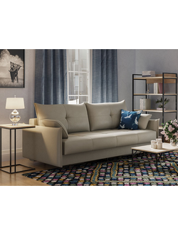 ДВУСПАЛЬНЫЙ КОМПАКТНЫЙ ПРУЖИННЫЙ ДИВАН-КРОВАТЬ КАРОЛИНА, МЕТАЛЛОСКЕЛЕТ С МЕХАНИЗМОМ ПАНТОГРАФ, СО СЪЕМНЫМ ЧЕХЛОМ