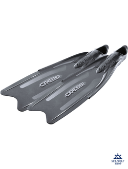 Ласты длинные 46/47 CRESSI GARA PROFESSIONAL LD серые мягкие