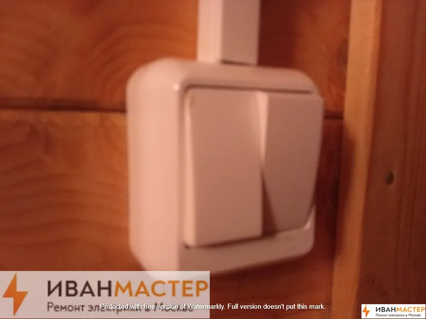Установка выключателя в квартире