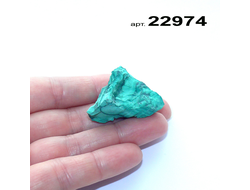 Малахит натуральный (необработанный) Заир арт.22974: 17,4г - 37*24*15мм