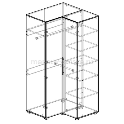 Шкаф Макс угловой