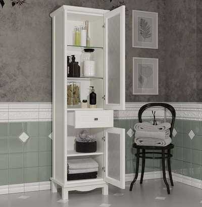 Пенал Opadiris Омега 45 слоновая кость, правый