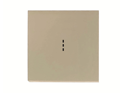 Клавиша для одноклавишного выключателя с подсветкой, латте Rikett - 35602 LT