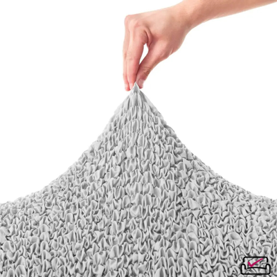 Чехол на кресло Верона Жемчужный. Защита мягкой мебели от животных. ИТАЛИЯ