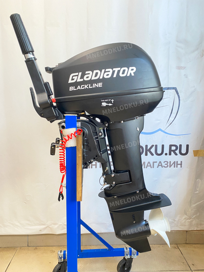 Лодочный мотор GLADIATOR G9.9FHS USB BLACKLINE
