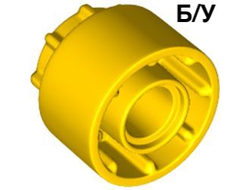 ! Б/У - Technic Driving Ring Extension with 8 Teeth Inside and Outside, Yellow (35186 / 6211768) - Б/У