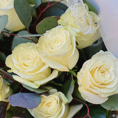 Корзина Белый сад