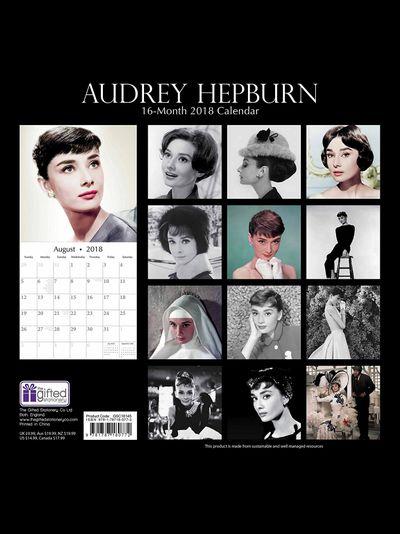 Audrey Hepburn Official Календарь 2018