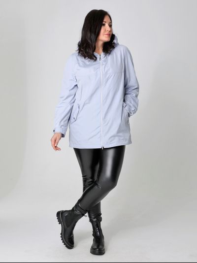 Ветровка жен. ДВ 24146 серо-голубой