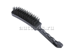 Щетка металлическая 6-рядная зачистная, с пластмассовой ручкой, проволока d=0.3мм ARNEZI R8040326